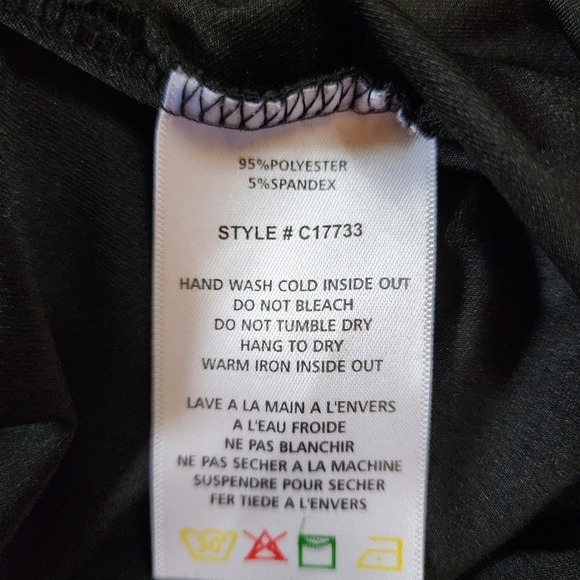 Alison Sheri EUC unique goth dress black L - Picture 13 of 14